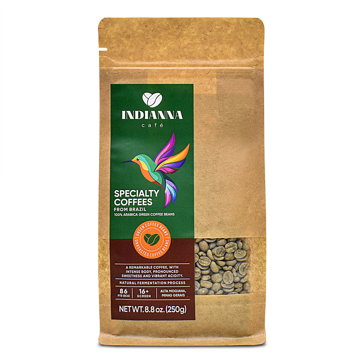 Premium Unroasted Green Coffee Beans - Specialty Grade from Brazil - Beija-Flor Line