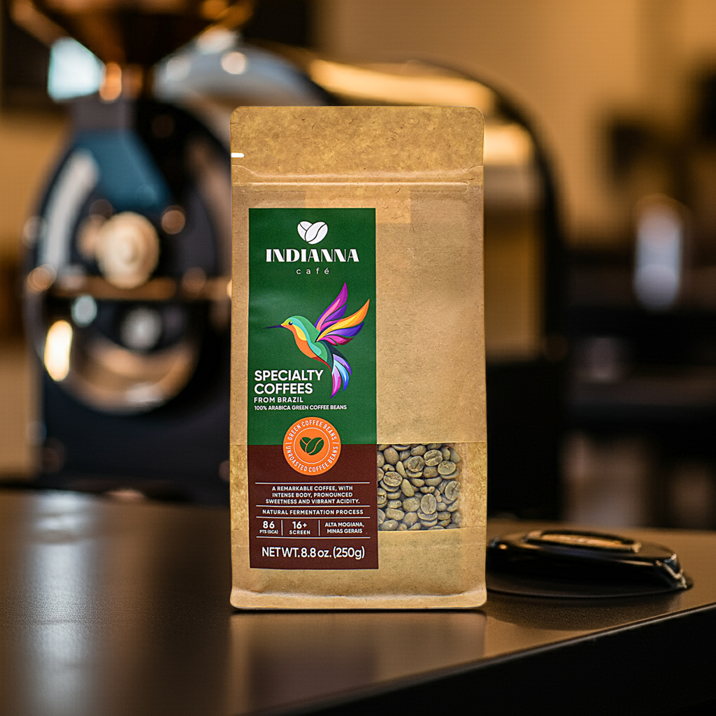 Premium Unroasted Green Coffee Beans - Specialty Grade from Brazil - Beija-Flor Line